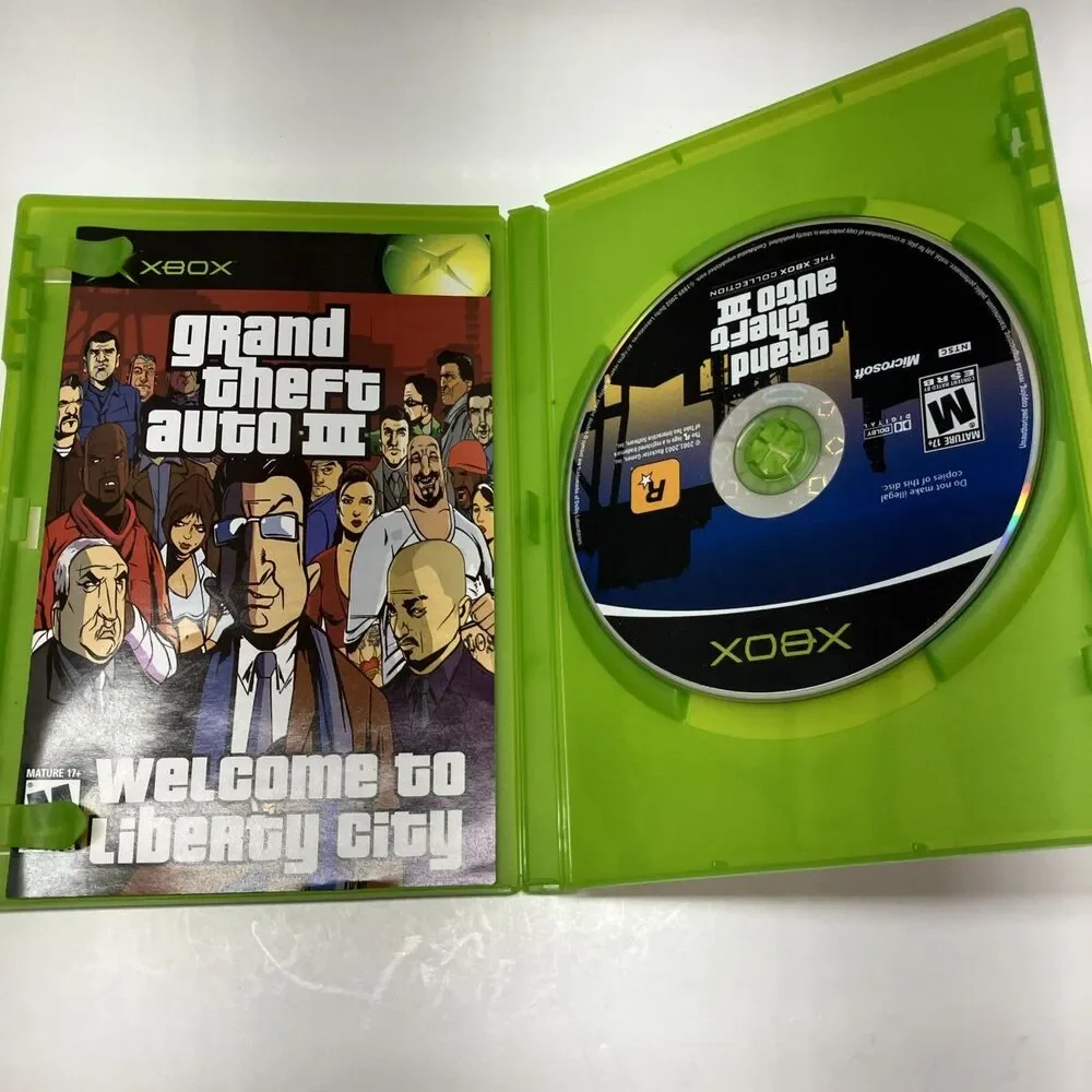 Grand Theft Auto III 3 (Microsoft Xbox)